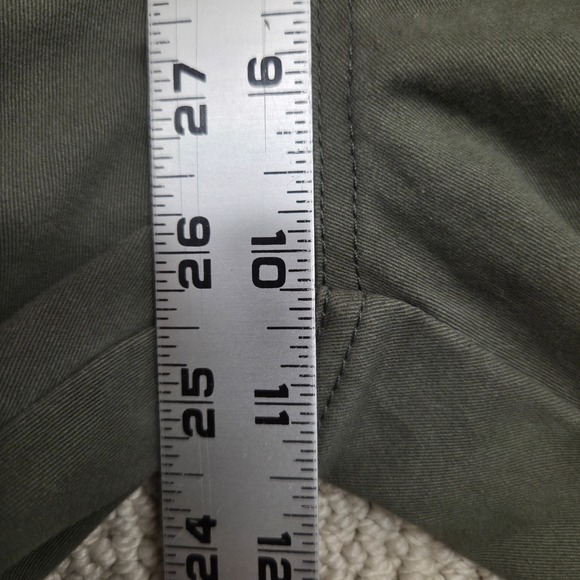 WOWIE Olive Green Jogger Pants Elastic Waist Drawstring Pockets Womens Medium - Picture 9 of 10